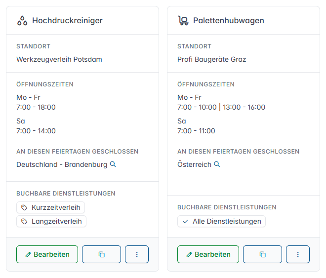 Online terminplaner ressourcen geraete